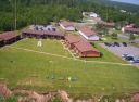 Vue aérienne de Pictou Lodge Resort