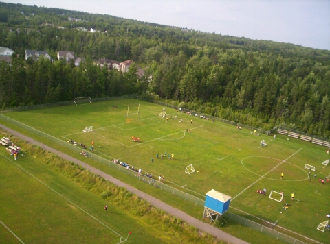 Soccer Dieppe Behind Mathieu-Martin High School
